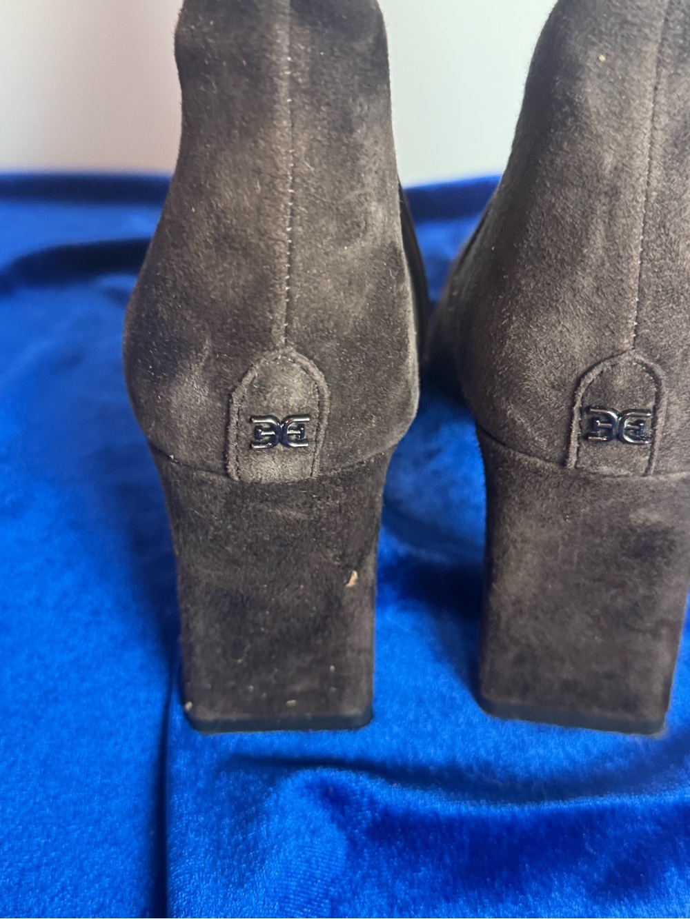 Sam Edelman Sylvia Knee High Chocolate Suede Boots - Picture 5 of 11